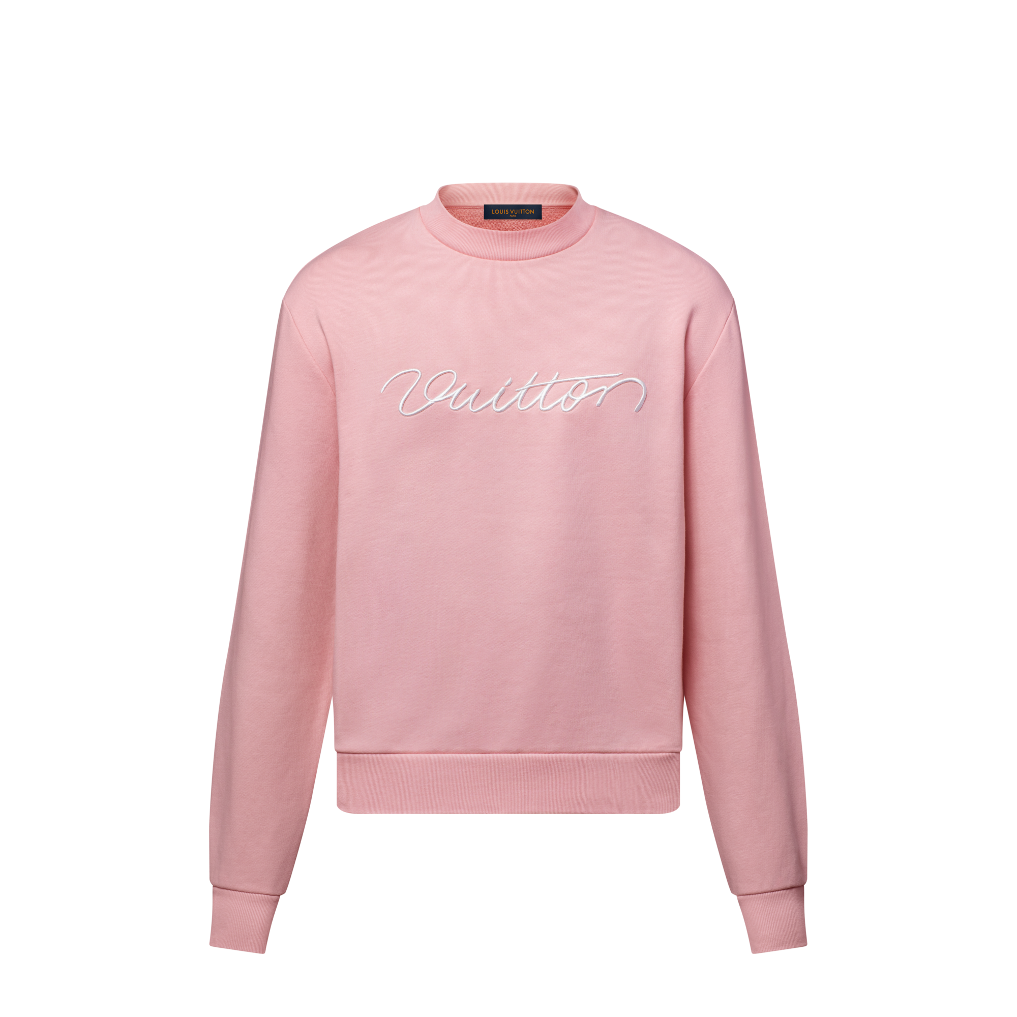 Embroidered Signature Crewneck - Ready-to-Wear | LOUIS VUITTON